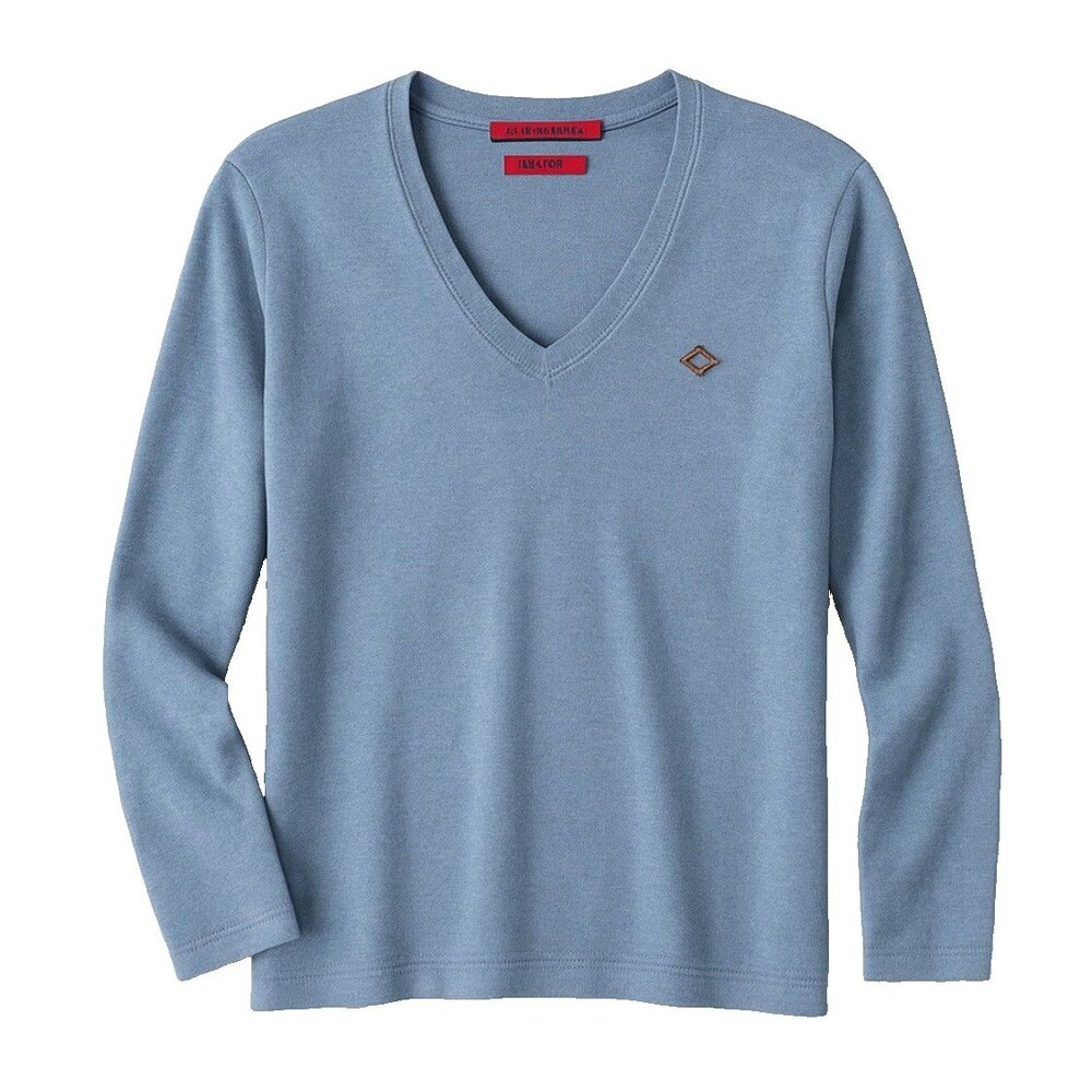 Peter Millar Silk Cotton Cashmere Blend V-Neck Sweater Women’s XL Blue